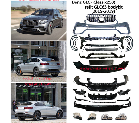 The same as original REAR BUMPER SIDE GRILL FRONT BUMPER kits body GRILL GUARD HEADLAMP coupe for benz CGL w253 2015 2016 2017 2018 2019