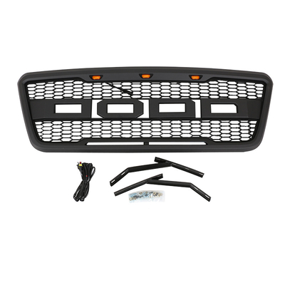 ABS body china factory wholesale car accessories type auto front grill fit for ford f150 2004-2008