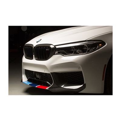 Front Carbon Fiber Front Parts Flaps Corner Bumper Lip Spoiler Protector For BMW F90 M5