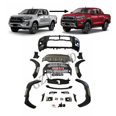 To Rocco Type Body Kits 2021 Facelift Kits For Hilux Revo To Rocco Body Kits 2021