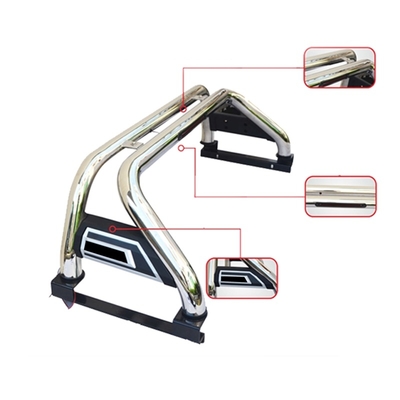 Universal Stainless Steel Pickup Truck Stainless Steel Roll Bar For Hilux Rocco 2021