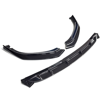 ABS Body Kit Spoiler Bumper Guard Front Protection Bumper Lip Splitter Diffuser for BMW 5-Series G30 G38 2021+ M Sport 3Piece