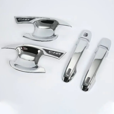 Auto Trim Kit Door Handle Bowl Cover Protector Trim Upgrade Type Decoration Cover Chrome Business/Luxury Car Accessories Body For Toyota C-HR 2018