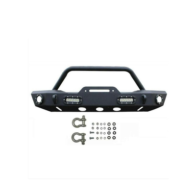 Decroation and Black Front Bumper Grille Guard Protective Bull Bar Push Elbow Bar For Jeep Wrangler JK 2019-2020