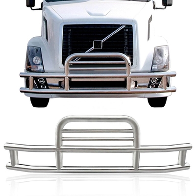Heavy Duty Truck Accessories Stainless Steel Front Bumper Grill Guard For Kenworth And Volvo Semi Truck