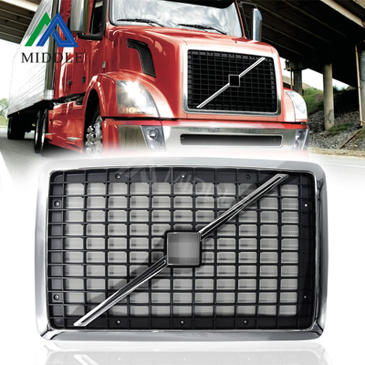 New American Heavy Duty Front Chrome Grille 2021 Front Chrome Parts Truck Grille With Strip For 2020 VOLVO Vertical Navigation 84724159