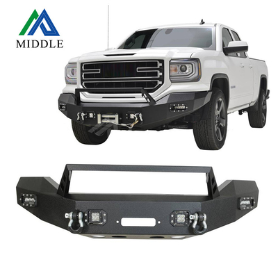 Polished Finish Popular 2016-2018 American Truck Stainless Steel Front Bumper Bull Bar For GMC 2016-2018 Super SIERRA 1500