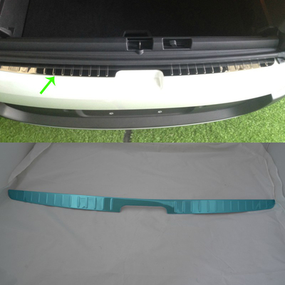 Inner Stainless Rear Outer Bumper Guard Cover Trim For Peugeot 3008 2013 Bumper Guard Protector Scuff Plate Car Accessories
