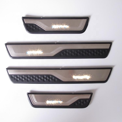 With 3M tape stainless steel scuff led car side guard door sill plate for crv 2017-2020